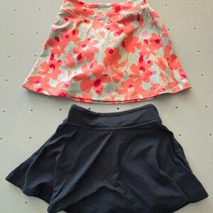Crewcuts Floral and Blue Skater Skirt Set